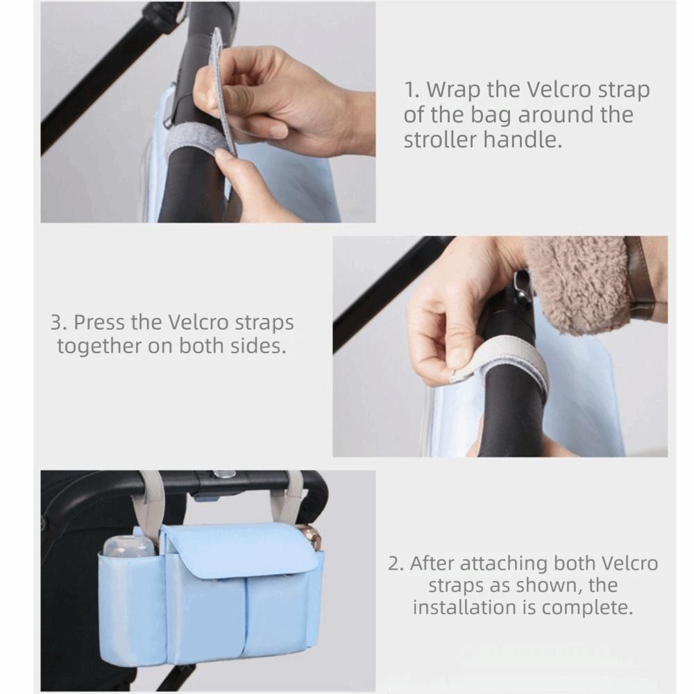 Multifunctional Crossbody Diaper Bags with Bottle Holder Travel Stroller Organizer  Baby Travel