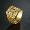 1pc Men's Light Luxury Eagle Ring, Embossed Fashionable Ring, Exquisite Textured Border, Suitable for Daily Wear, Holiday Gift Giving