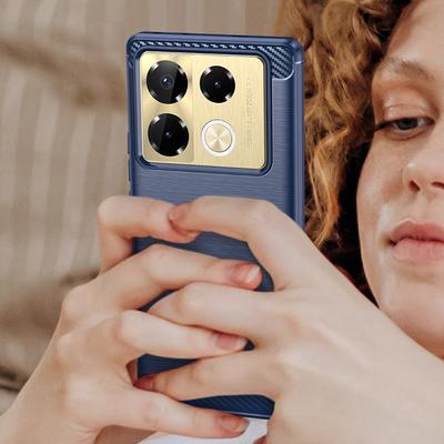 Für Infinix Note 40 Pro note40pro 4G Weiche Silikonhülle Luxus-Rückseite für infinix note40 pro 4g Stoßfeste Matte Hüllen