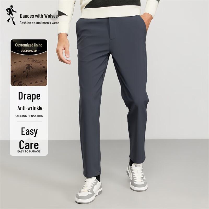 

Men s Wrinkle-Resistant Business Casual Trousers 28