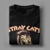 Novelty Music Band Stray Cats T-Shirt for Men Crewneck Cotton T Shirts Short Sleeve Tees Gift Idea Tops