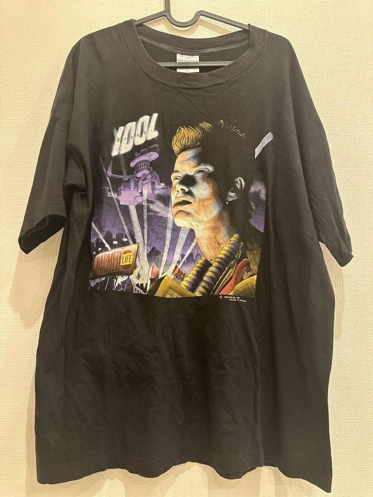 

Vintage Billy Idol Cotton Black Shirt Unisex Concert S to 5XL EL594 Unisex T-Shirt XXXL