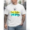 European Sizes Pray Faith T-Shirt Christianity T Shirts Funny T Shirts Men's White Hip-hop Streetwear All-season Fitness Tops