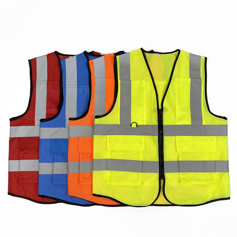 Breathable Reflective Mesh Vest with Ice Pack for Summer