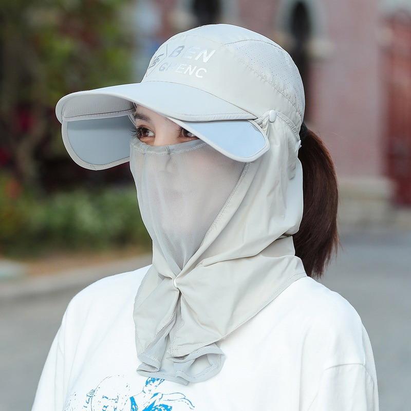 Sunscreen Cap with UV Protection Breathable Lightweight Hat for Fishing Hiking and Traveling Outdoors