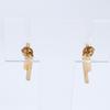 susui [Excellent condition] K10-HP02 K10 geometric higaki pierce earring Yellow GoldUsed