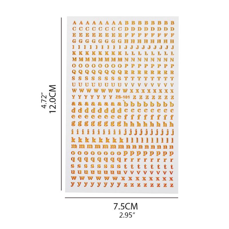 5 Blätter Buchstaben PET Aufkleber Harzform Füllstoffe Schmuckherstellungsmaterial Epoxid Füllmaterialien Epoxidharz Zubehör