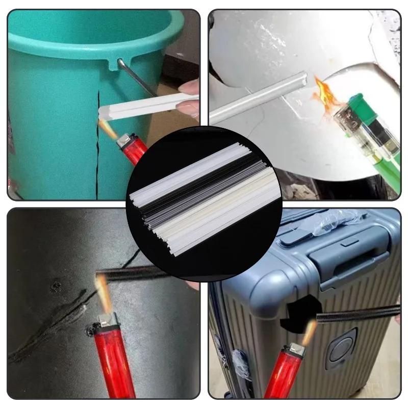 PP/PE/PVC/ABS Kunststoffschweißstab-Set 20cm für Stoßstangenreparatur Schweißzubehör Kunststoffschweißbrenner Polypropylen-Schweißstab 50 Stück