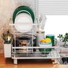 Double-Layer Carbon Steel Dish Drying Rack