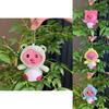 Adorable Cartoon Beaver Plush Toy Keychain With Super Soft Material In Blue Pink Yellow And Green Colors
