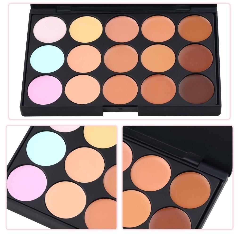 New Professional 15 Color Camouflage Concealer Make Up Cream Palette