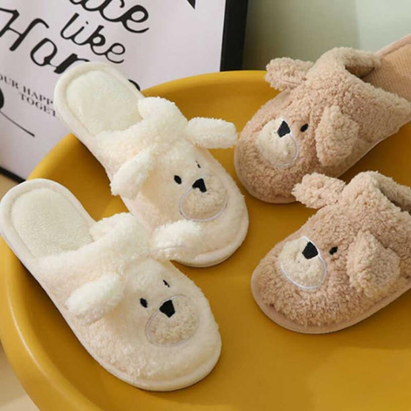 Зимние теплые меховые тапочки 235-250 мм 2 цвета CH975 brown