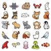 100 Cartoon Animal Waterproof Stickers - Cute Decorative Stationery for Journals and DIY Projects