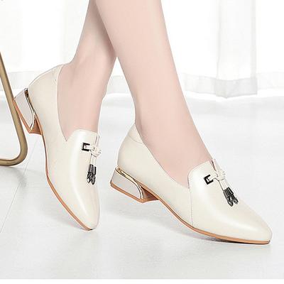 Soft Leather Mother Shoes Autumn Style Middle-Aged And Elderly Women's Shoes Comfortable Soft Sole Shoes Without Tiring Feet