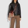 COACH Hadley Coated Canvas With Leather Handbag Medium Women's Old Rose & Yellow & Rusty 79251-B4NQ4