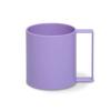 Lätt att hålla och tippskydd, denna muggliknande pappersmugghållare rymmer 7- och 9-ounce pappersmuggar. Bekvämt och säkert för fritids- och kontorsbruk (Lavendel)