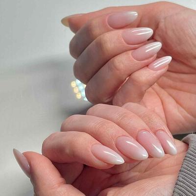 24 Pcs Press On Nails, Artificial Nails for Women, Nail Extension Kit with Jelly Glue, Quick DIY Manicure Solution for Parties and Special Events (