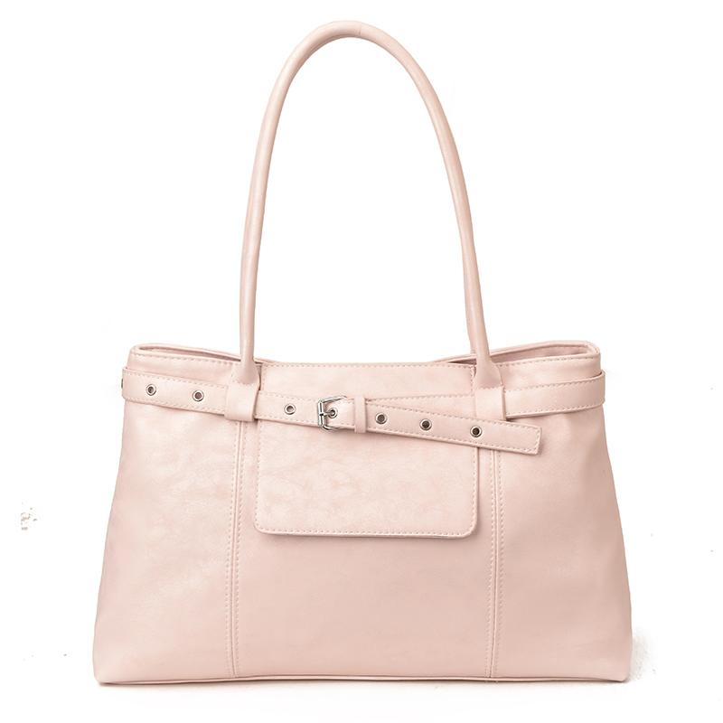 

Large Capacity Fashion Elegant Faux Leather Women Tote Bags Luxury Designer Commuter Shopping Handbag Solid Color Shoulder Bag