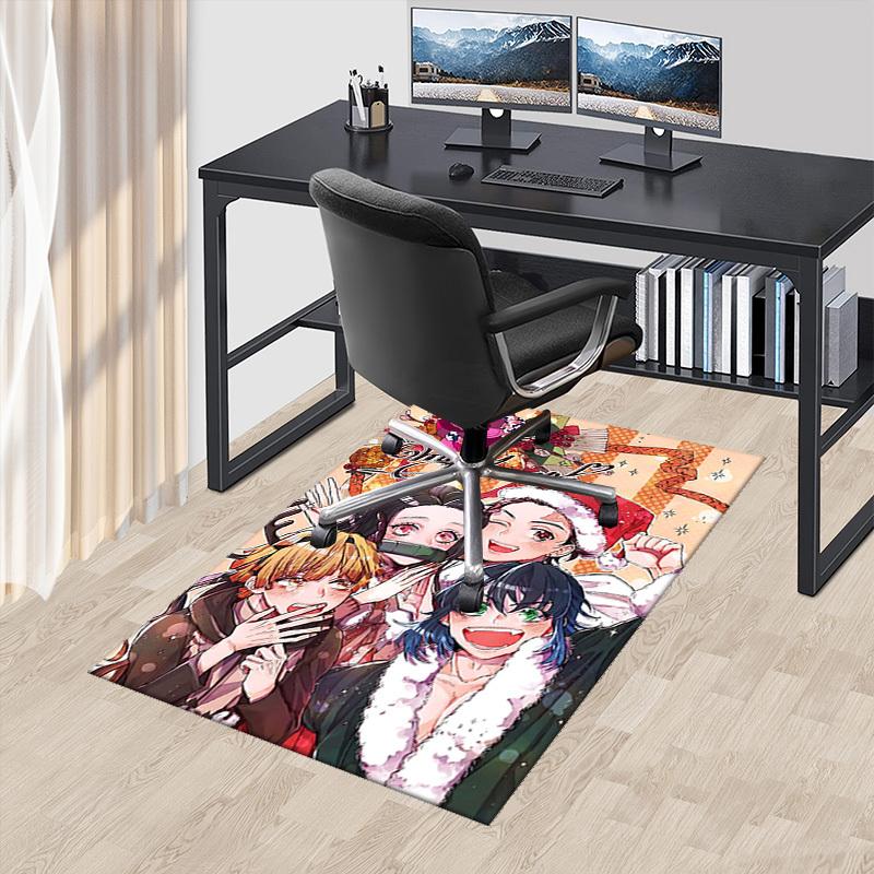 

1pc Anime Christmas Chair Mat - Festive Gift for Office and Home Decor, Suitable for All Seasons.O023 60cm by 90cm