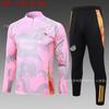 Heren Dames Voetbal Trainingsshirt Halve Rits Opwarmshirt Napoli PSG AC Milan Brazilië Manchester United Fans