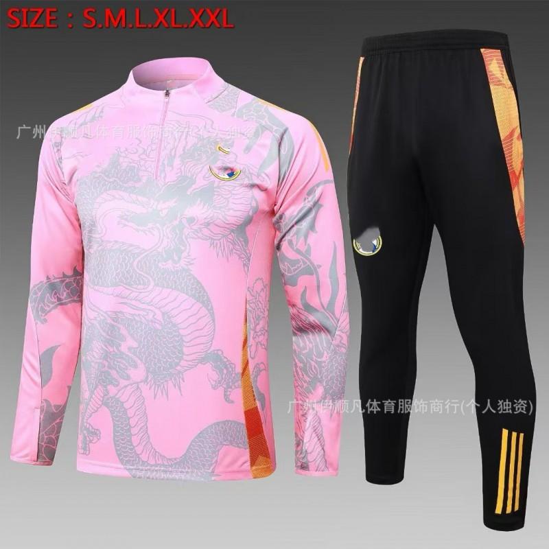Heren Dames Voetbal Trainingsshirt Halve Rits Opwarmshirt Napoli PSG AC Milan Brazilië Manchester United Fans
