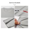 MONTAGUT Men's 100% Cotton Embroidered Crew Neck T-Shirt