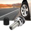 1 Pair Car Tire Valves with Dust Cover Replacement 35mm Tire Valves Tubeless Tire Valves Car Wheel Tire Repair Accessory