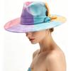 Riding Hat Color Matching Woolen Cowboy Hat Hand-painted Old Jazz Top Hat European and American Hot Autumn and Winter Hat