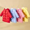 Three Proof Fabric Three-Dimensional Wings: Winter Down Jacket for Infants and Young Girls, Thick Coat for Children's Winter Clothing