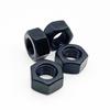 Black Oxide Carbon Steel Fine Thread Hex Nut - US Standard: Sizes 5/16, 3/8, 1/2, 5/8, 9/16