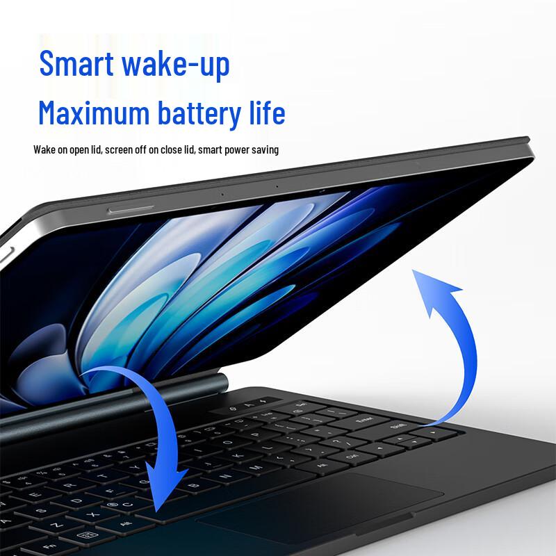 Kustar Magnetic Smart Touch Keyboard Case for Vivo/iQOO Pads