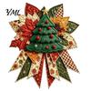 Pädagogische Bastelsets für die Schule Weihnachts-DIY Gesteppte Schleife Nähbastelset, Vorgeschnittene Patchwork Gemütliche Heimdeko Zubehör Set, Feiertür