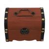 Decorative Storage Coin Box Piggy Bank Wooden Treasure Chest