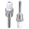 Pair Of Thermowell Sleeves 8x50mm In Stainless Steel Immersions Sleeves For Temperature Sensors Corrosion Resistant