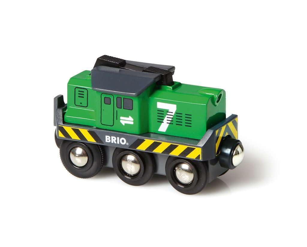 Brio Power Cargo Engine for Ages 3 and Wooden Gift 33214, Up. [Toy, Toy, Locomotive, Car, (Birthday/Christmas)]