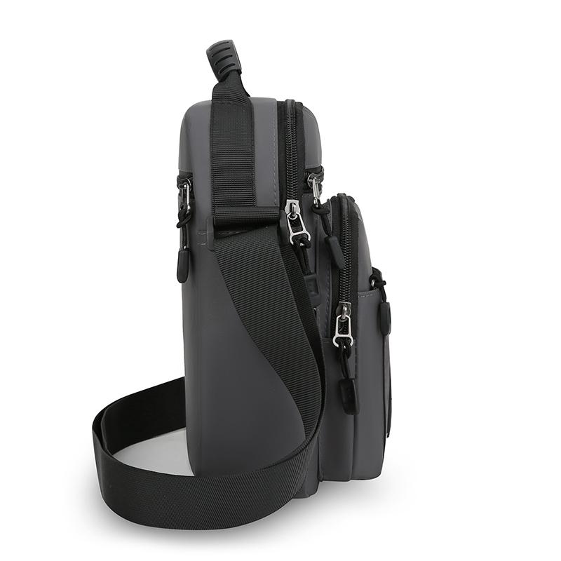 Herren Umhängetasche Große Kapazität Einfarbige Leichte Verschleißfeste Crossbody-Tasche