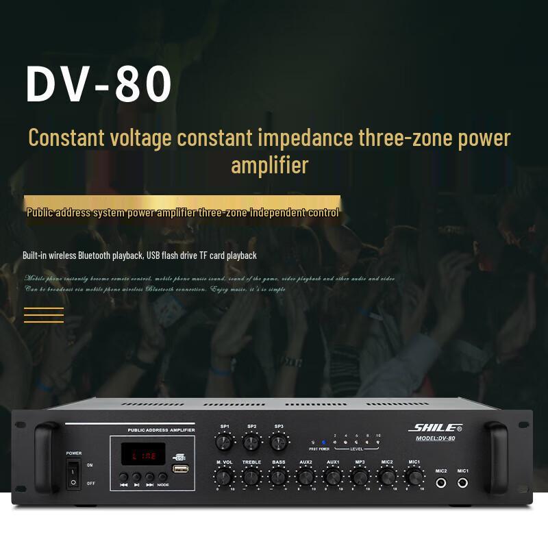 SHILE T-601 Fixed-Voltage Ceiling Speaker CN plug (adapter included)