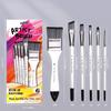 6 Pcs/Set Fine Tip Paint Brush Nylon Hair Painting Brush Artist Paint Brush Acrylic Paint Brush Drawing Supplies