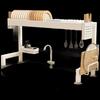 Kitchen Over-Sink Dish Drying Rack