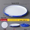 Melamine Nordic Style Cold Dish & Stir-fry Plate for Restaurants and Hotels