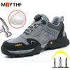 High-quality Protection Shoes Men Boots Composite toe insulating shoes Work Boots Safety Shoes Men Indestructible shoes Non-slip