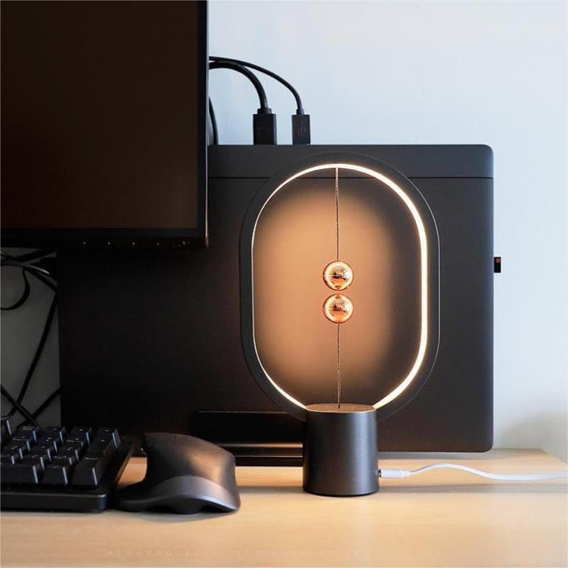 1 Stück Explosion Red Dot Award Magnetische Balance Lampe Henglamp Nachttischlampe Umgebungslicht Design Kreatives Geschenk