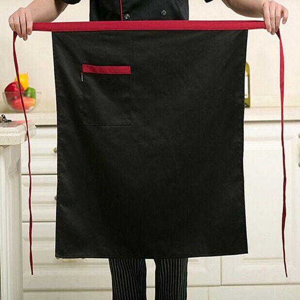 Men's Chef Half-Body Apron: Kitchen Uniform for Hotel and Restaurant Staff