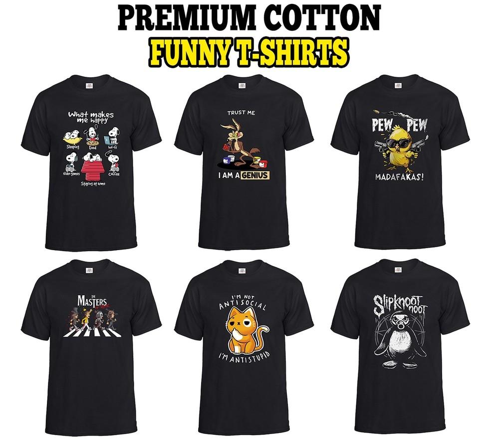

New Funny Trust Me Pew Pew Madafakas Slipknoot Noot Cat TShirt Men#039;s Tee Top Unisex T-Shirt XXXXL
