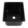 320 X 260 X 150mm RV Sink 304 Stainless Steel Square Kitchen Bathroom Wash Basin Sink with 40mm Outlet for Caravan Food