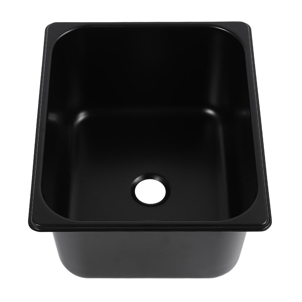 320 X 260 X 150mm RV Sink 304 Stainless Steel Square Kitchen Bathroom Wash Basin Sink with 40mm Outlet for Caravan Food