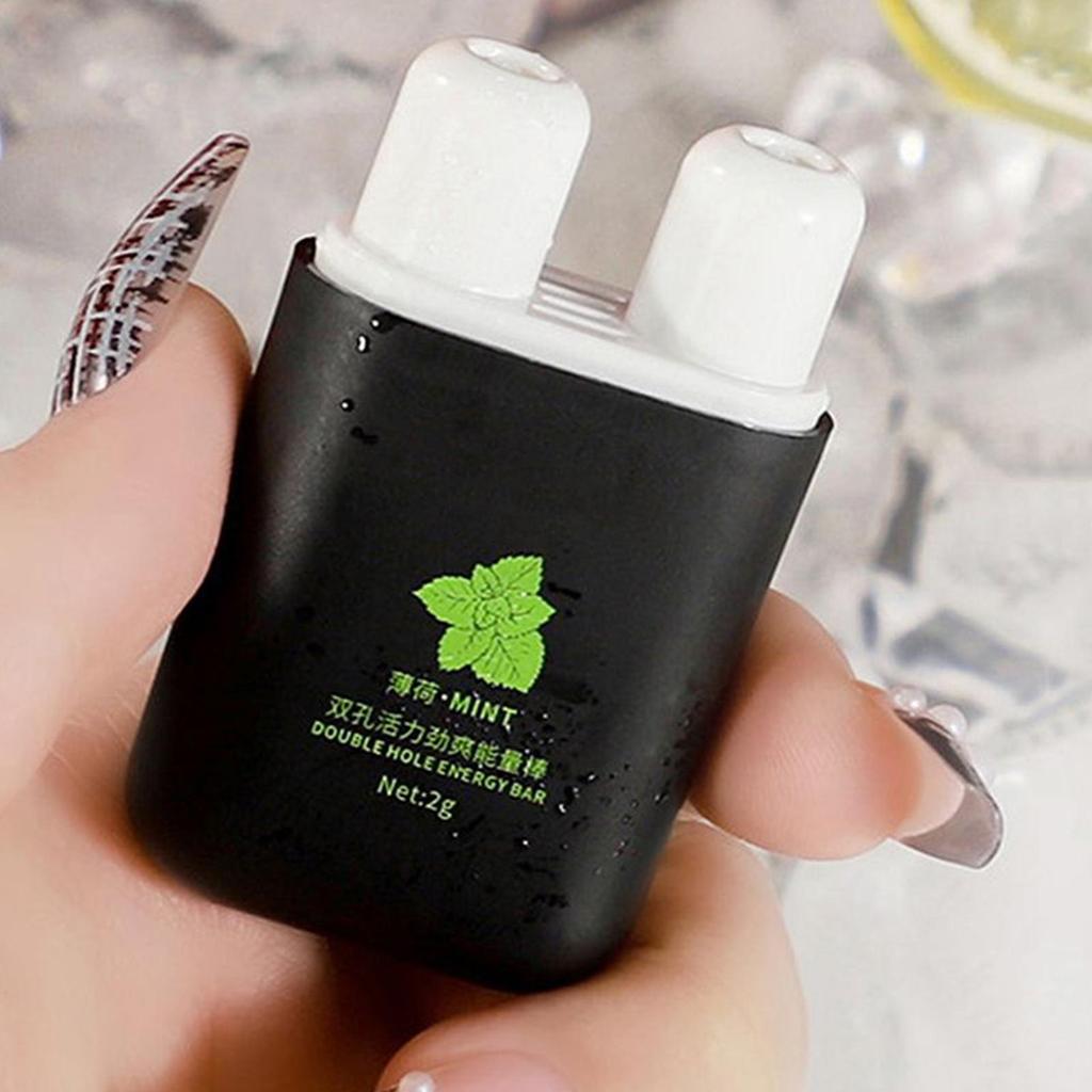Nasal Inhaler Stick Boost Concentration Stick Portable Natural Refreshing Inhaler for Women Men Studying Working Travel