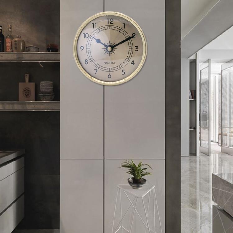 Gold Frame Gold Literal Diameter 90mm Thermometer for Home Office Decorations