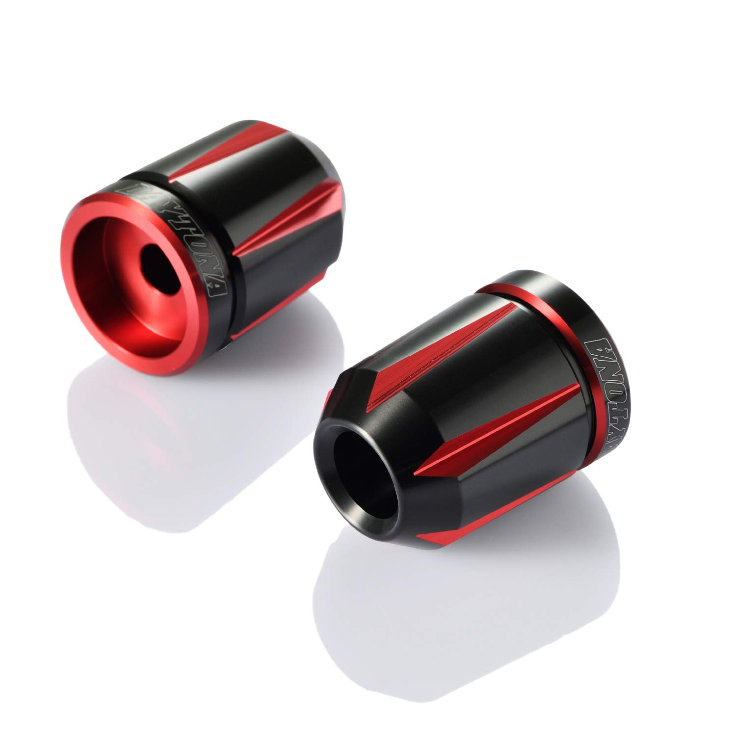 

Daytona PREMIUM ZONE Motorcycle Bar Ends for Kawasaki Scratch Type Red 93134 (M8)