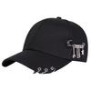 Women Iron Ring Baseball Caps Spring Autumn Outdoor Use Sunscreen Hat Adjustable Casual Trucker Hats For Men And